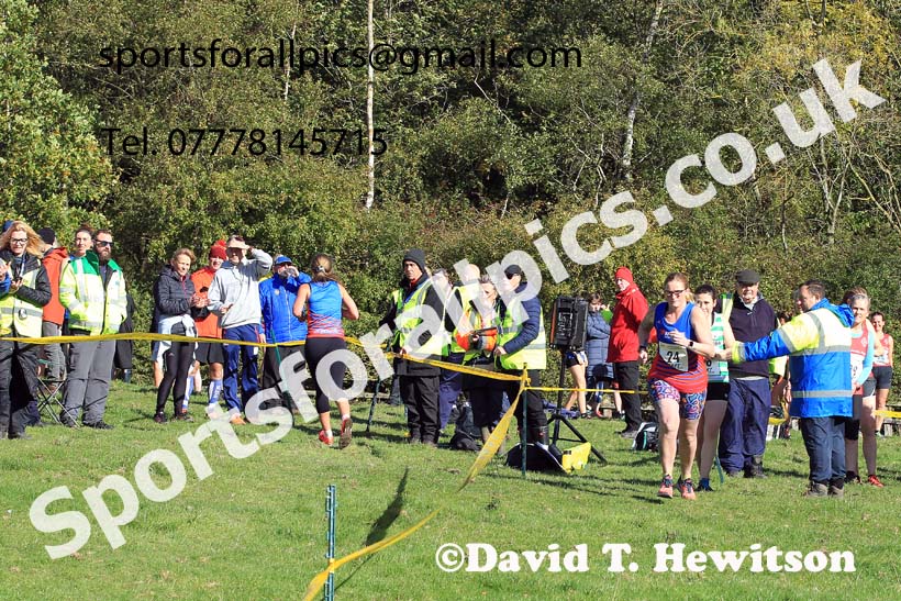 Senior and Masters Women, 2022 NECAA Cross Country Relays, Thornley Hall Farm, Peterlee, County Durham, October 15th. Photo: David T. Hewitson/Sports for All Pics